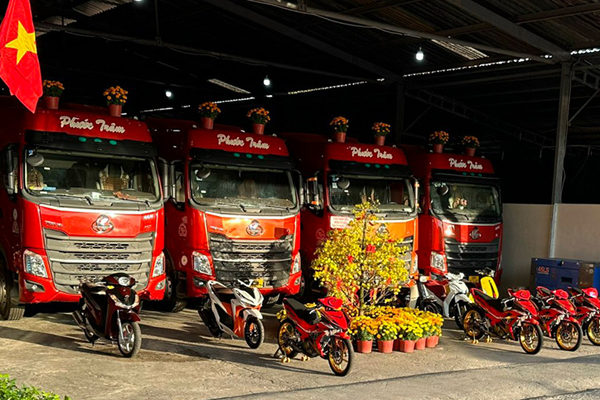 Dàn xe công nghệ cực chất của CLB Công Ty Vận tải Phước Trâm Phú Quốc