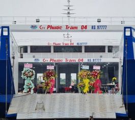 Phà Phước Trâm - Chở xe từ Hà Tiên đi Phú Quốc và Ngược lại